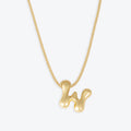 Joy Necklace,  Letter W