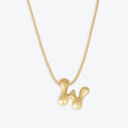 Joy Necklace,  Letter W