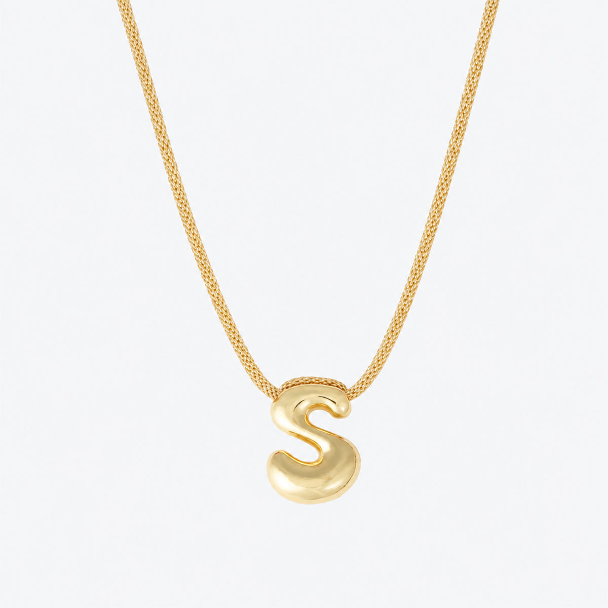 Joy Necklace,  Letter S