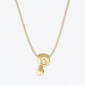 Joy Necklace,  Letter P