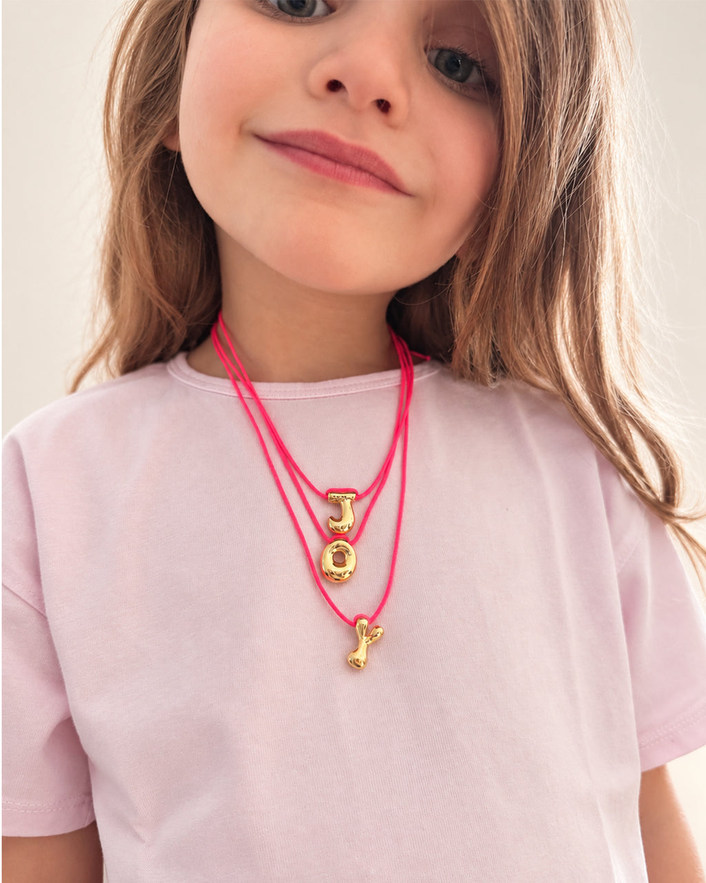 Baby Joy Necklace, Letter O