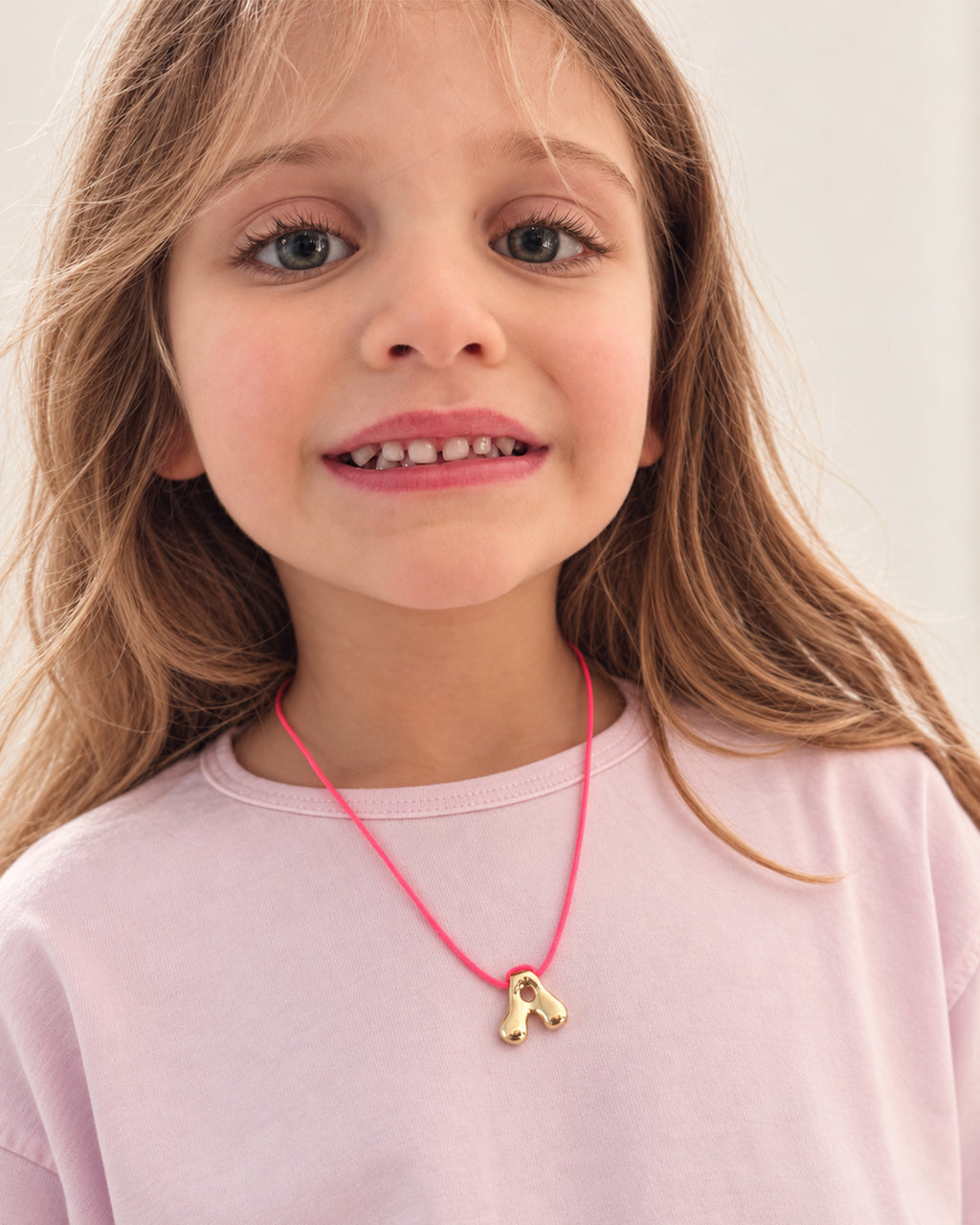 Baby Joy Necklace, Letter A