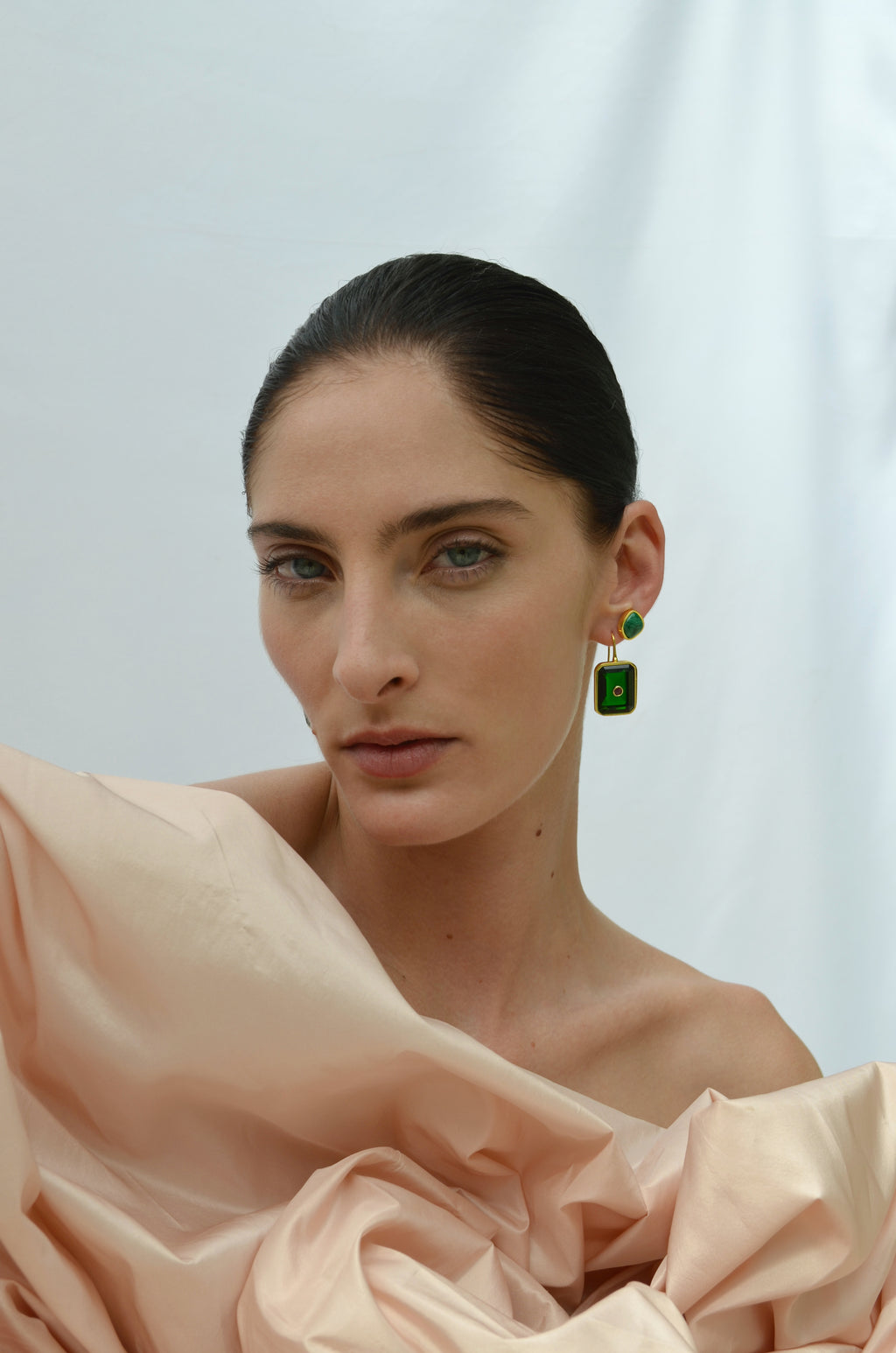 Tile Earrings, Forest