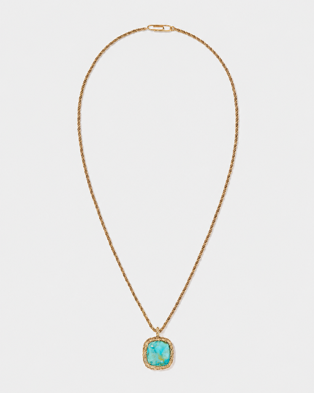 Miki Long Necklace, Turquoise