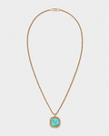 Miki Long Necklace, Turquoise