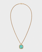 Miki Long Necklace, Turquoise
