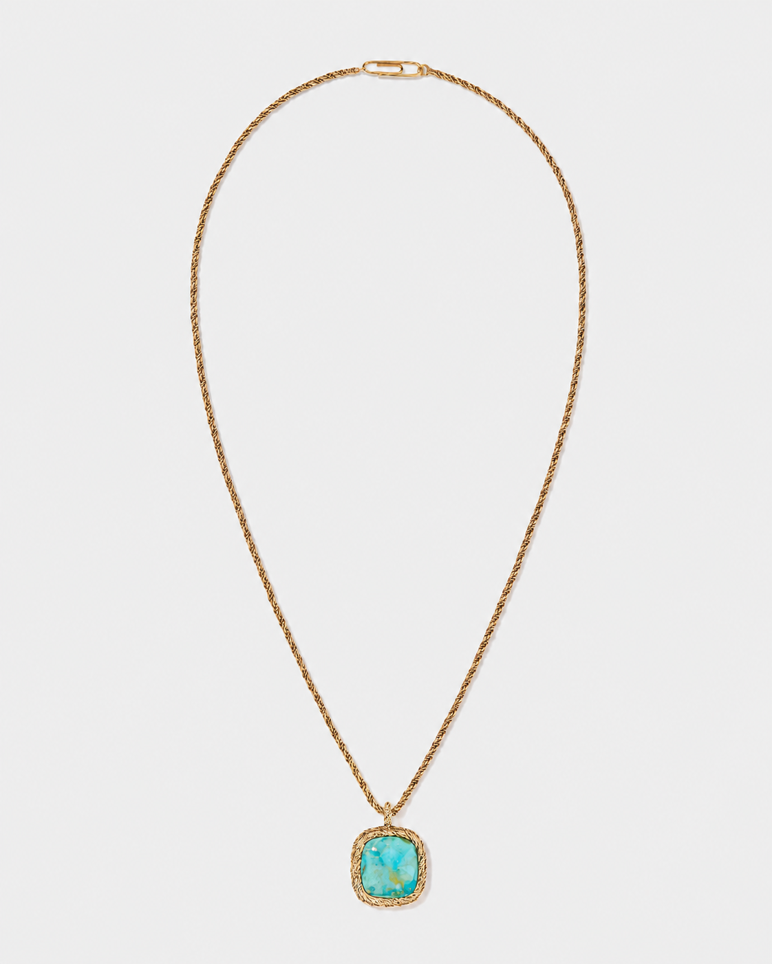 Miki Long Necklace, Turquoise