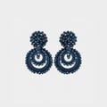 Mini Sundrop Earrings, Navy