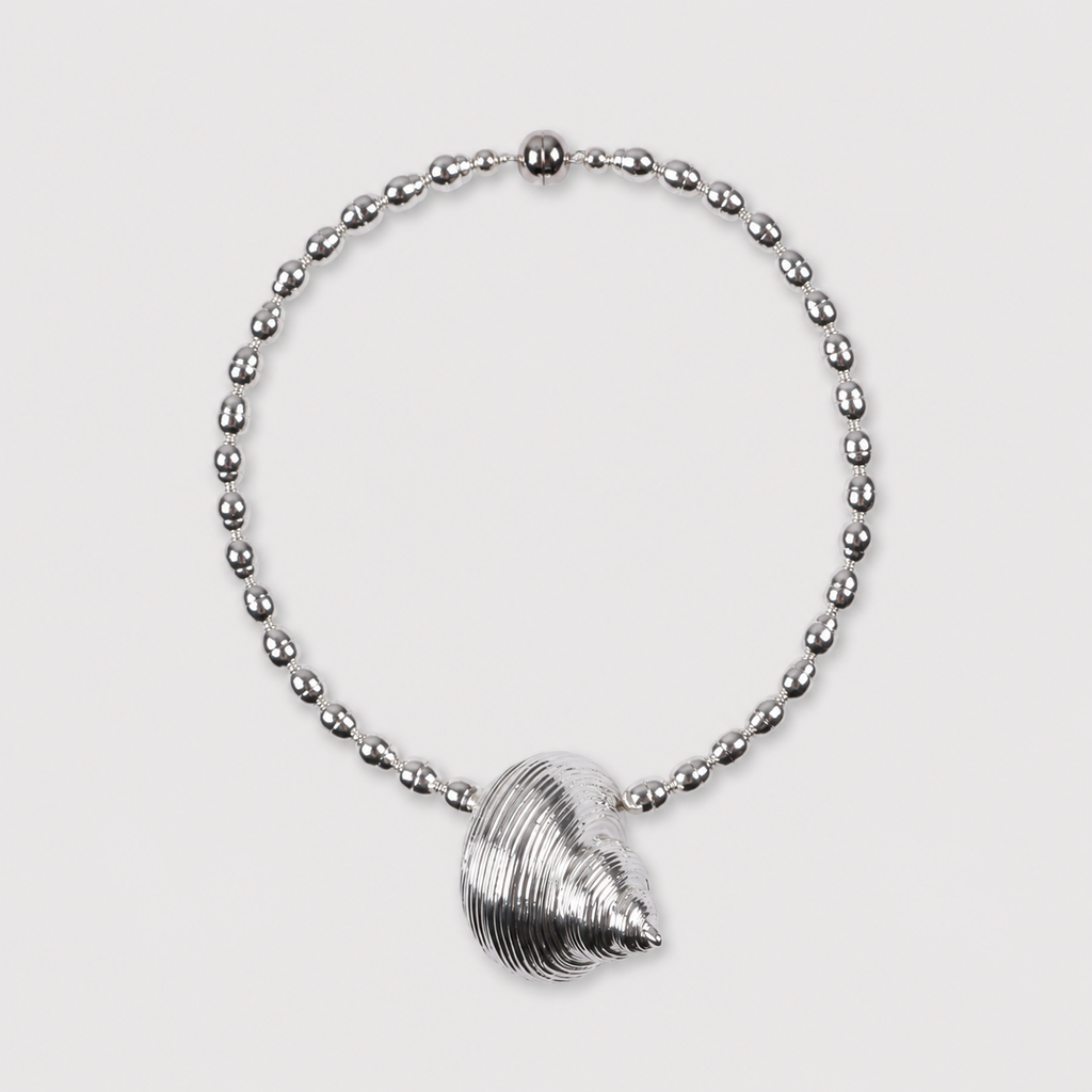 Mykonos Necklace, Silver