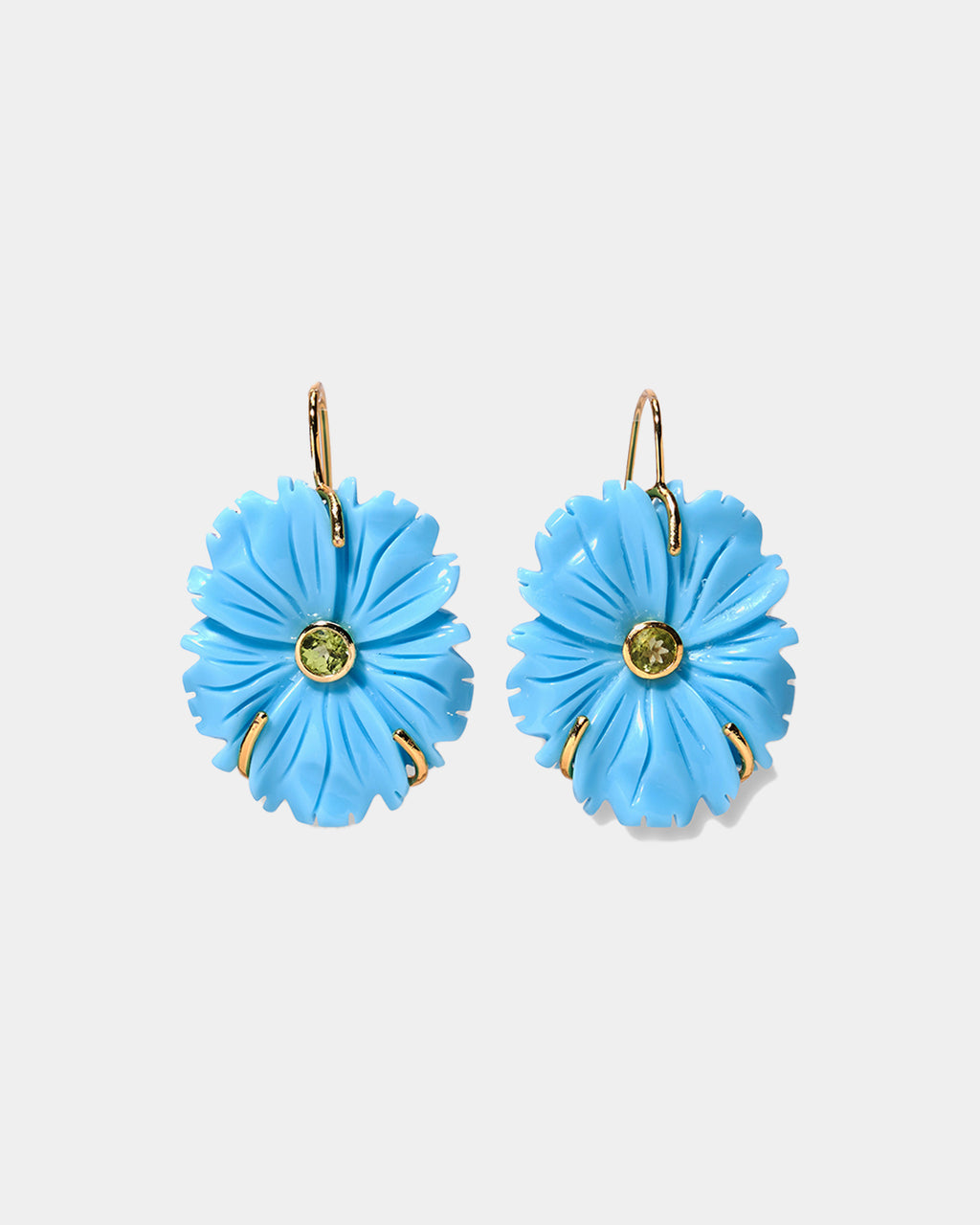 New Bloom Earrings, Cerulean