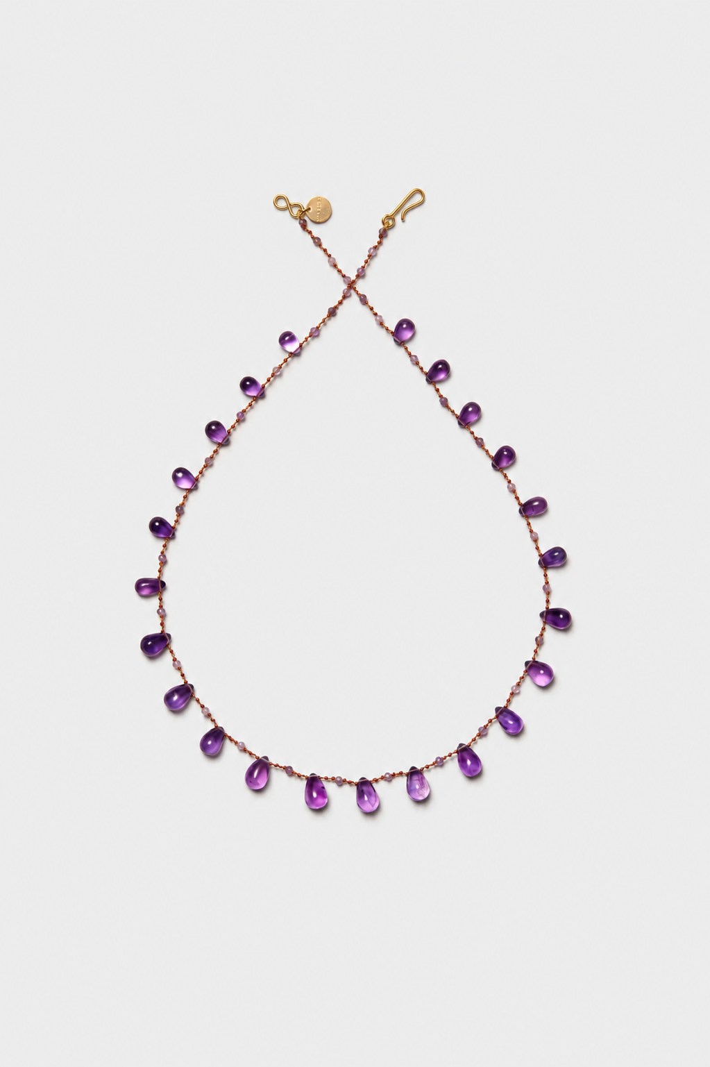 Niilo Db Necklace, Amethyst