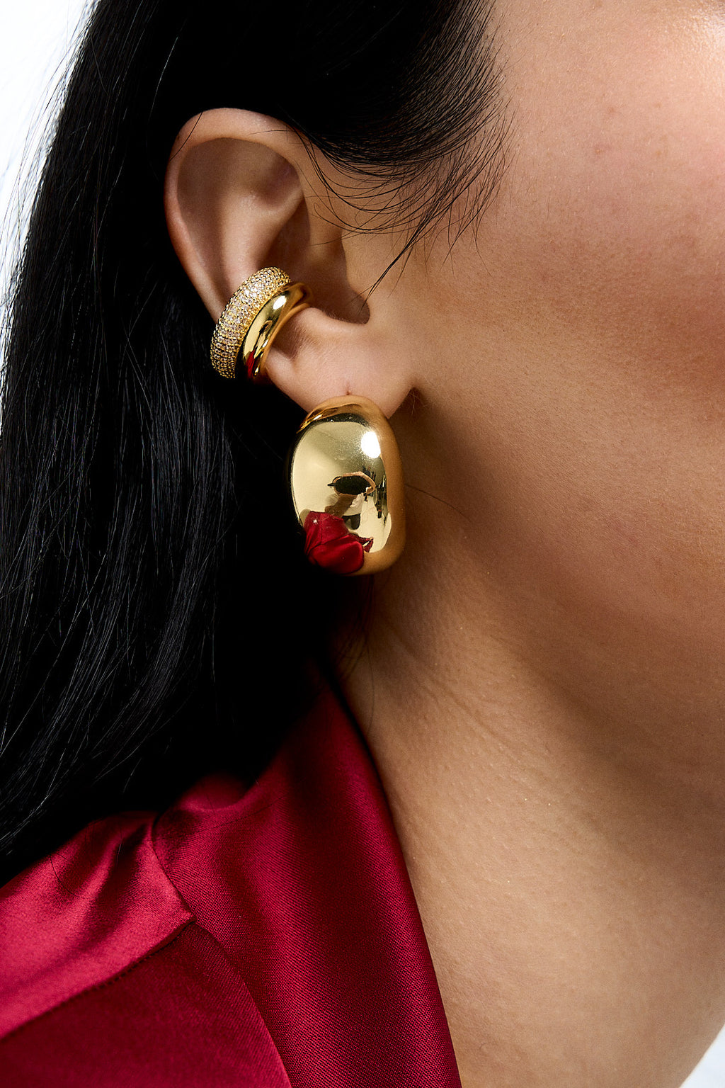 Pave Double Ear Cuff