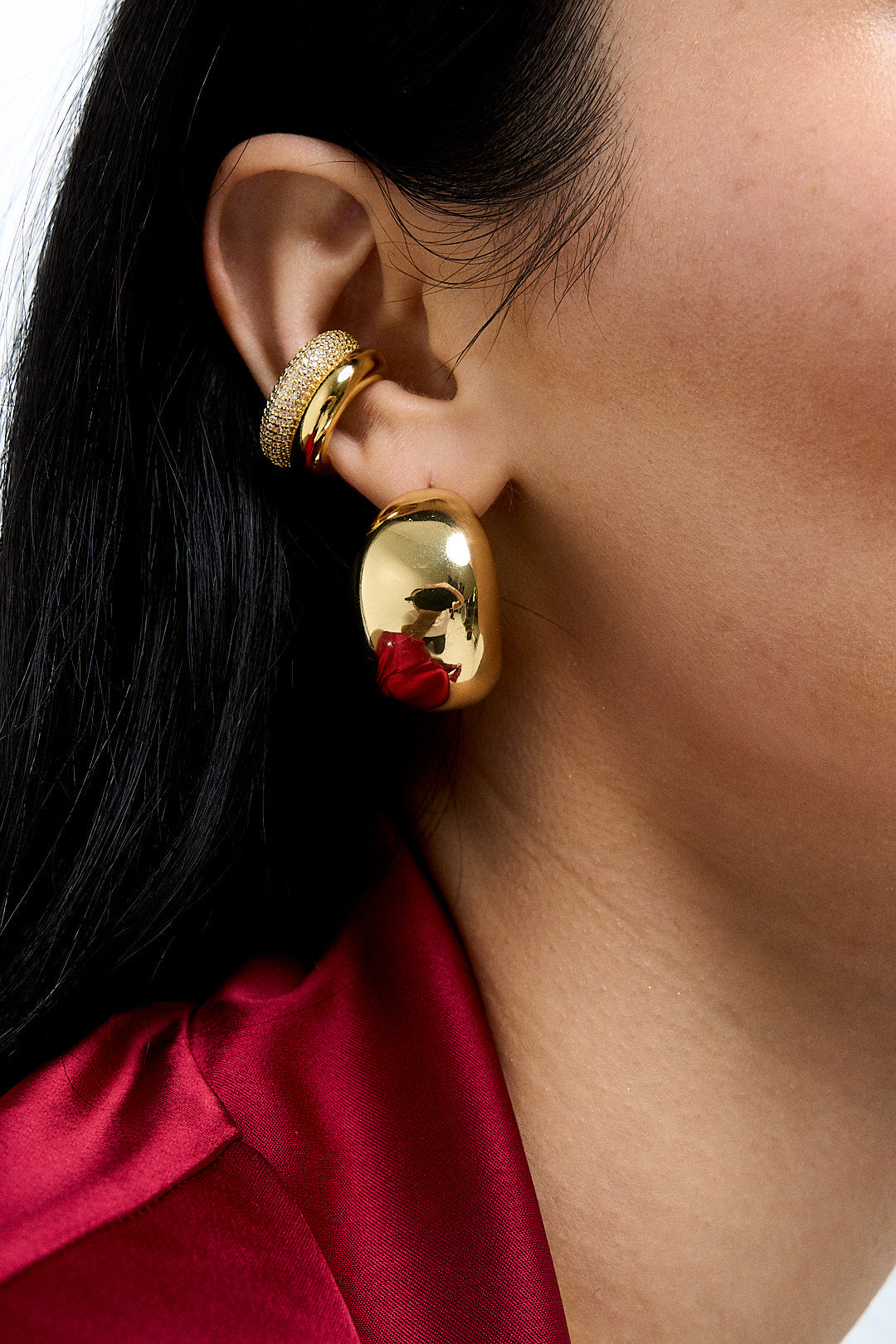 Pave Double Ear Cuff