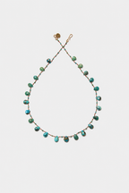Powhatan Db Necklace, Turquoise