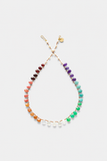 Rainbow Necklace, Multi-Stone