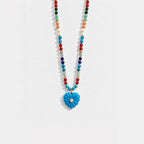 Small Love Necklace, Turquoise