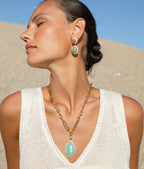 PAPAYA EARRINGS IN AVENTURINE