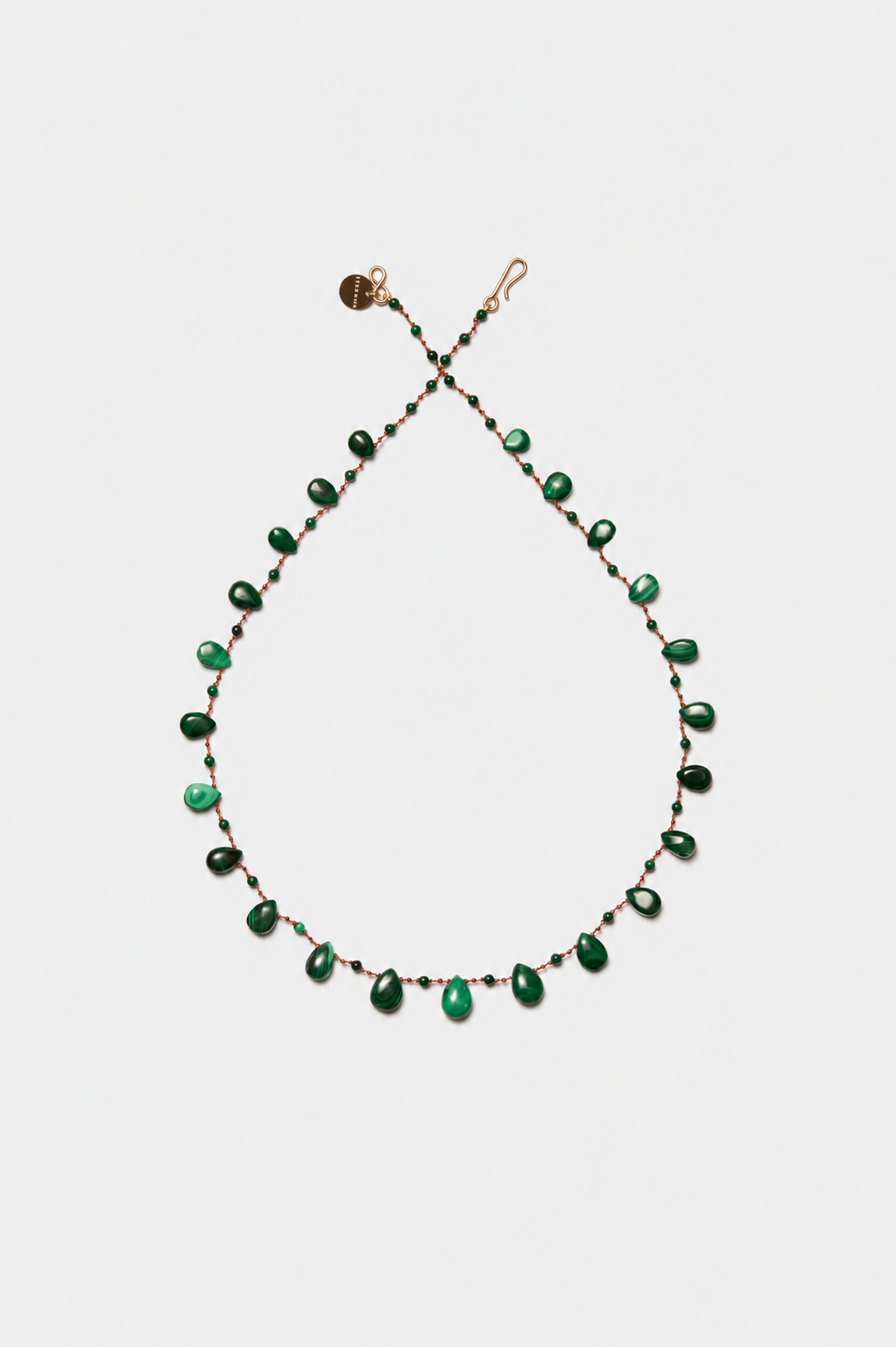 Savannah Db Necklace, Malachite