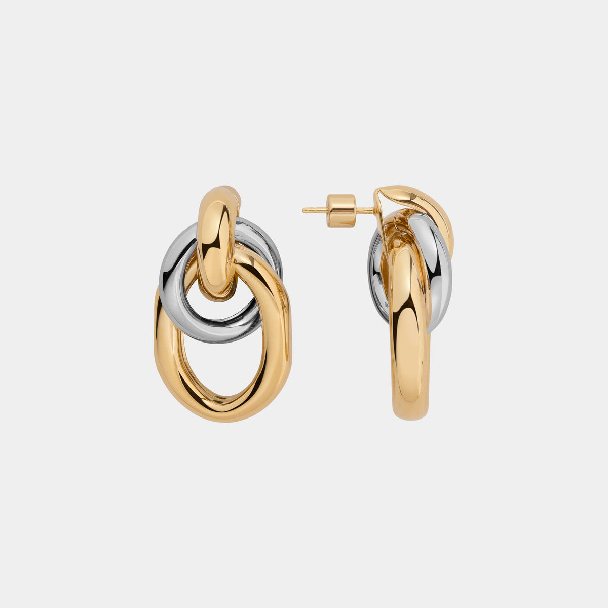 Two Tone Ami Earrings