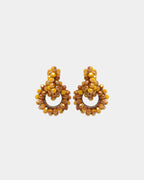 Violet Earrings, Ochre