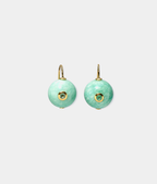 Comet Earrings, Amazonite