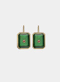 Tile Earrings, Forest