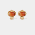 Amarante Earrings, Carnelian