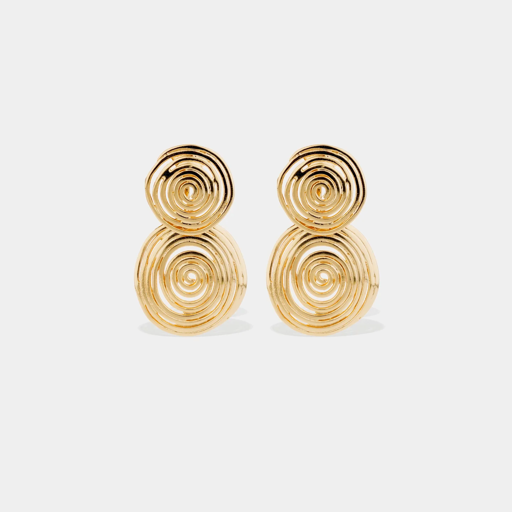 Small Wave Earrings