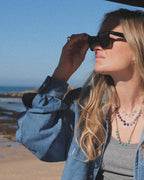 Deep Ocean Necklace, Multi-Stone