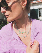 5-Drop Necklace, Chrysoprase